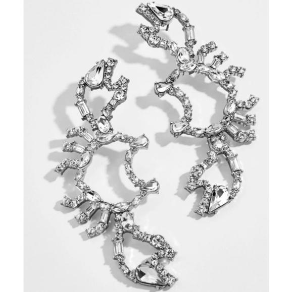 Anthropologie Jewelry - Crystal Crab Earrings 🦀💎